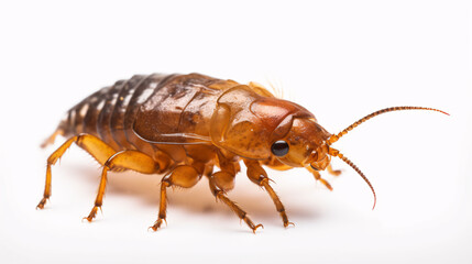 Cockroach bug Isolated on Transparent Background, generative AI