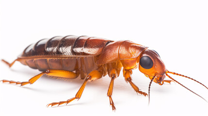Cockroach bug Isolated on Transparent Background, generative AI