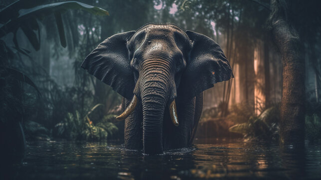 Elephants walking on a dirt road