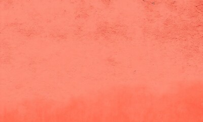 Coral orange red abstract grunge texture background for design. Painted old damaged rough wall surface. Close-up. (Generative AI)