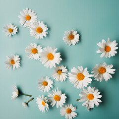 Daisy Flowers. Generative AI