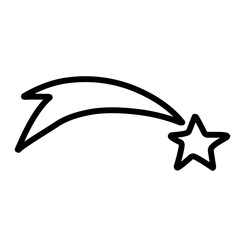 Hand Drawn Shooting Star 