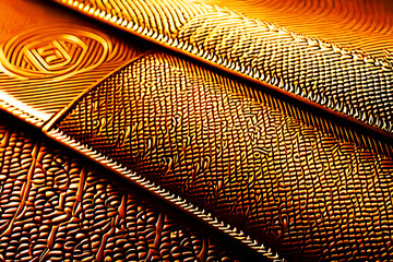 luxury elegant embossed  paper leather texture with Generative AI technology