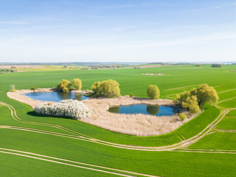 Aussicht auf die Landschaft der Uckermark