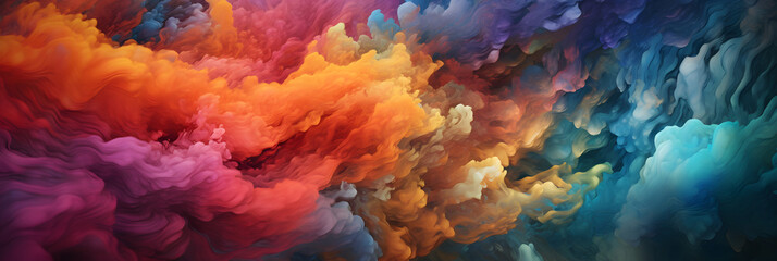 Fototapeta na wymiar swirls of turbulent color, abstract background
