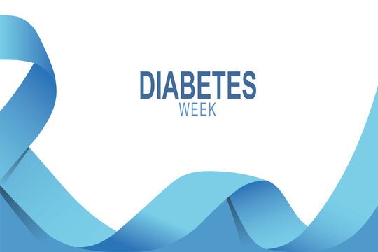 Diabetes Week background. Health Awareness.
