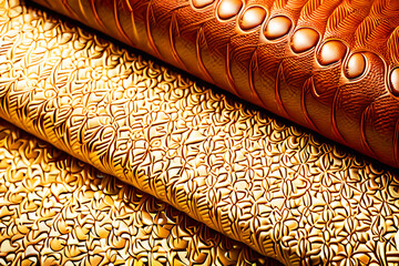 luxury elegant embossed  stone leather fabric texture with generative AI technology