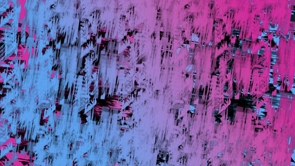 Brutal creative bright design grunge style purple and blue color