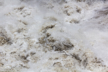 Rapids of Jinsha river in Tiger Leaping Gorge, Yunnan province, China