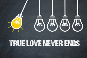 Fototapeta premium True Love Never Ends 
