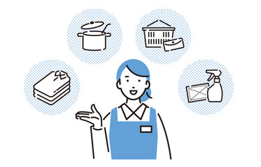 家事代行スタッフの女性 © gugu