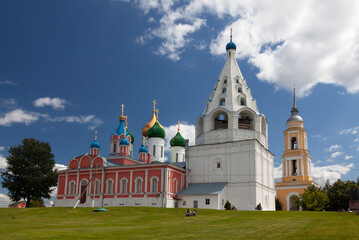 The architectural ensemble of the Kolomna Kremlin on a sunny summer day. Kolomna, Moscow region,...