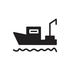 Boat Drifter Fish Icon