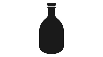 Bottle vector icon, logo isolated on white background