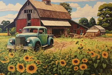 old farm house