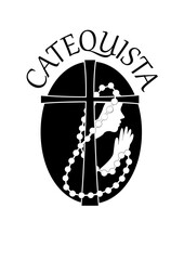 Logo para catequista o grupo cátolico - obrazy, fototapety, plakaty