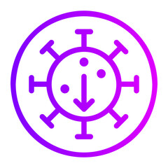 pandemic gradient icon