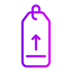 price tag gradient icon