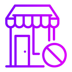 shop gradient icon