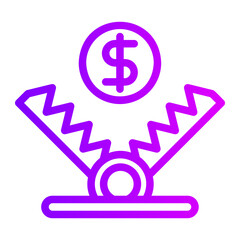 trap gradient icon