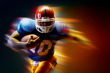 American Football Championship: Determination and Grit in the Pursuit of Victory - Made by AI