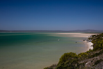 A view of preekstoel area in the Langebaan lagoon, South Africa