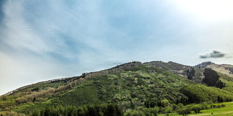 panorama of the mountains