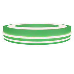 green podium 3d
