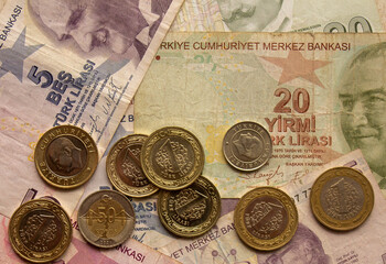 Turkish money and coins