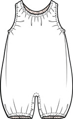 NEW BORN AND TODDLER WEAR ROMPERS VECTOR