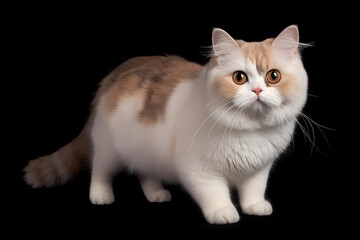 Munchkin cat - Originated in the United States, known for their short legs and playful, outgoing nature (Generative AI)