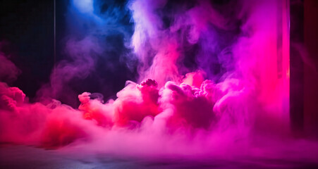 Obraz na płótnie Canvas a pink and purple colored smokey background