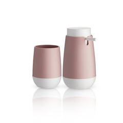 ceramic bathroom accessories with cut out isolated on background transparent