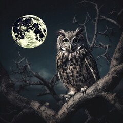 owl in the night