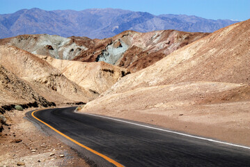 artist's drive in Death Valley National Park