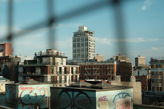 View from the Williamsburg Bridge, Brooklyn, New York