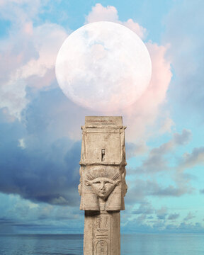 Egyptian Moon. 