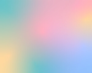 Gradient background, Vector abstract backdrop for design or presentations. Gradient from blue to pink and turquoise with ..yellow.