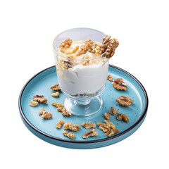 Yoghurt with honey and nuts