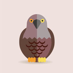Cute animal posters  vector illustration. collection for graphic, print, card or poster. 