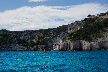 Fototapeta na wymiar View from Zakynthos Island, Greece