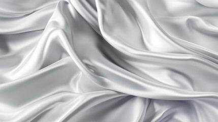 Obraz premium white satin fabric