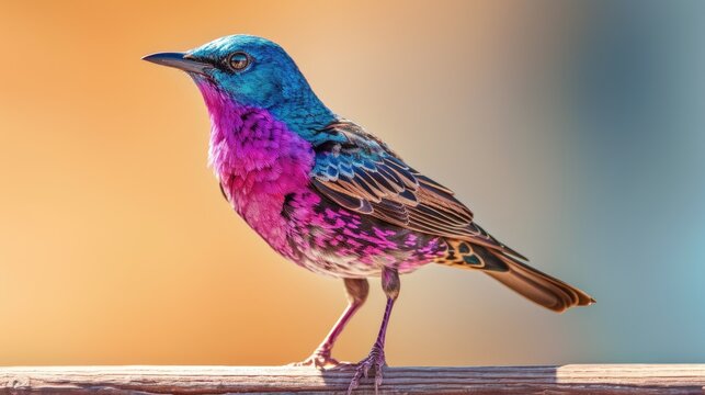Violet-Backed Starling. Generative AI