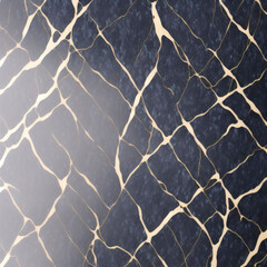 Marble texture in black and gold colors. Generative AI