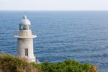 Fototapeta na wymiar Cape santa catalina lighthouse view, Lekeitio, Spain
