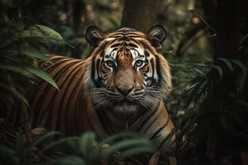 Captivating Tiger in its Natural Habitat
