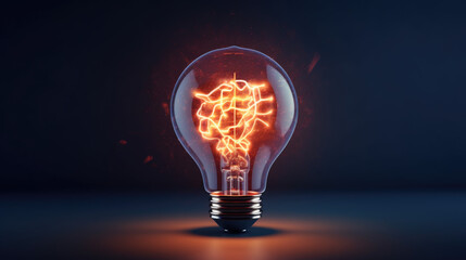 Light bulb and smart brain inside and network connection
