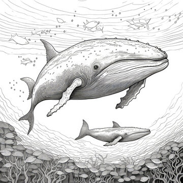 Croqui baleine