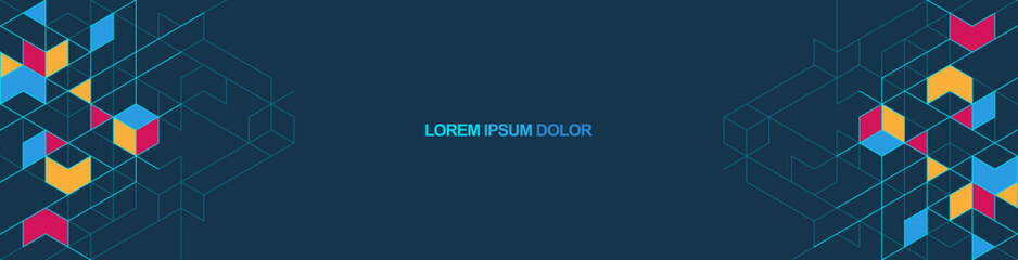 Creative idea of modern design with abstract geometric background. Minimalistic vector texture with polygonal pattern for banner design or header