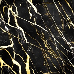 veiny, surface, flowing, marble, thin, black - generative ai